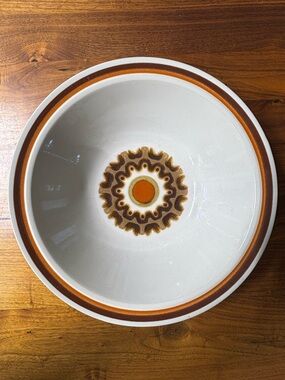 Haniwa Stone Aztec genuine stone ware serving bowl, made in Japan